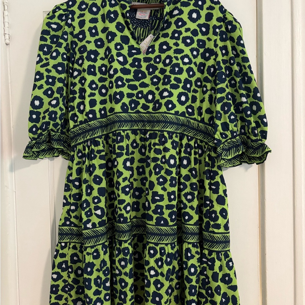 Gretchen Scott Leopard Dress BNWT